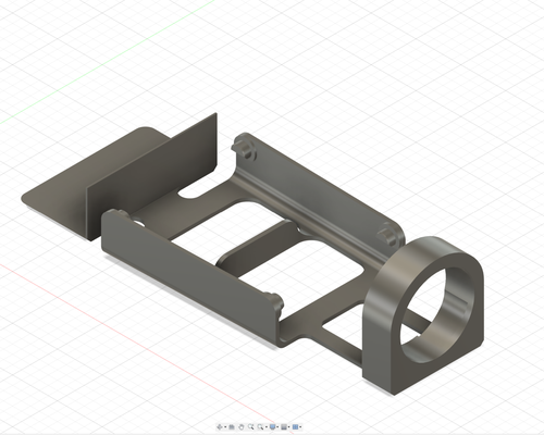 rodillo filamento búnker by cesare deiaco 3d impresora accesorios adaptador igrómetro temperatura cereal caja cereales envase seco 3d print model - Mito3D