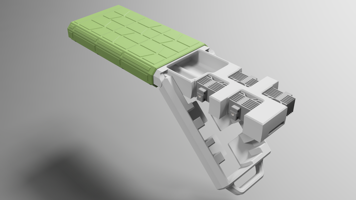 boquilla extrusor caja caso funda p1s p1p x1c by extruben 3d impresora accesorios partes organizador envase hotend accesorio x1 3d print model - Mito3D