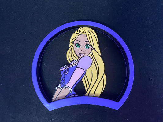 rapunzel aggrovigliato disney orecchie 5 magnete modulare fascia per capelli remixato by grimtoc oggetti scena cosplay topolino minnie topo principessa 3d print model - Mito3D