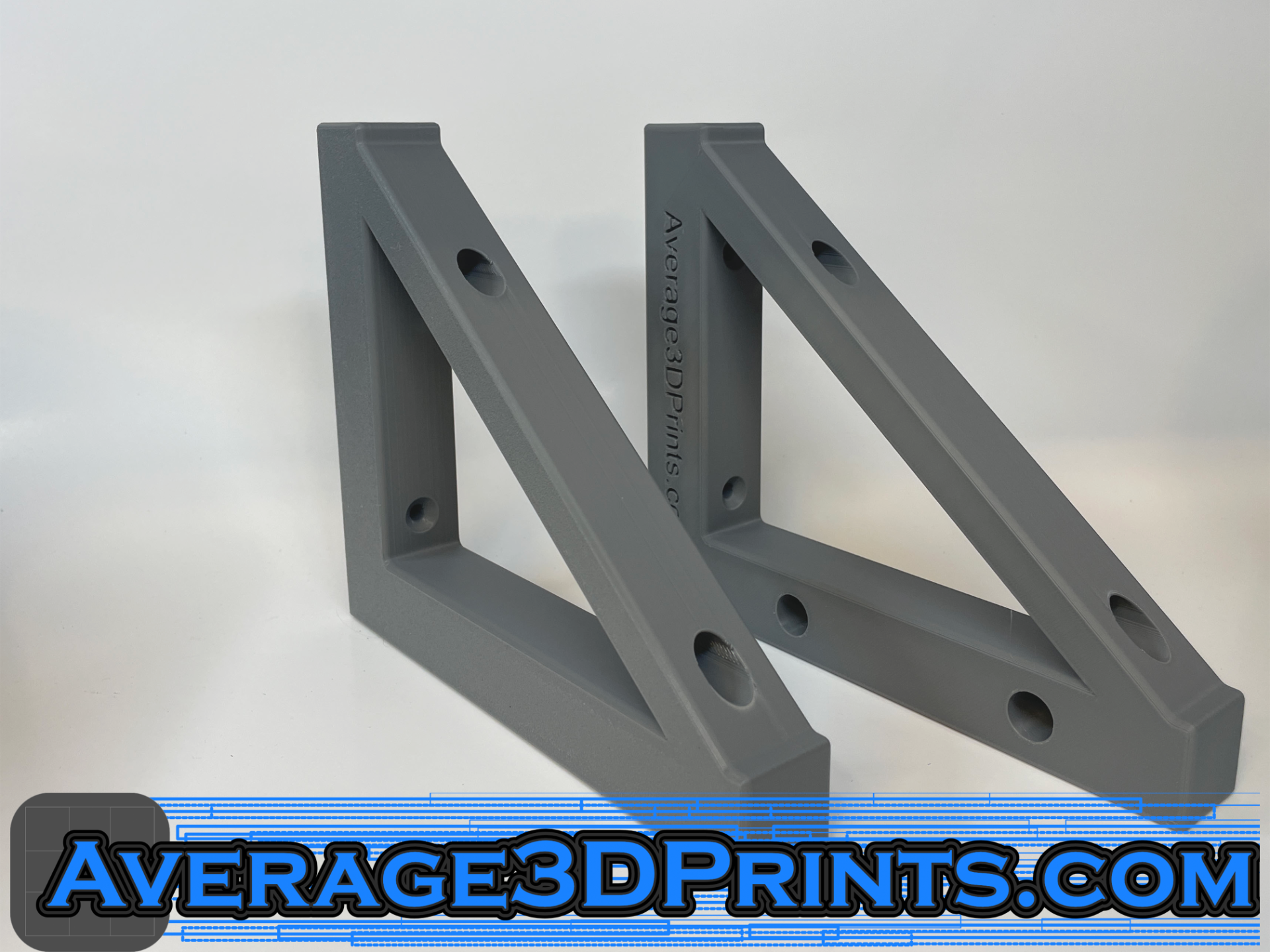 filament spool holder storage bracket by average3dprints 3d printer accessories a3dprints roll 3D print model - Mito3D