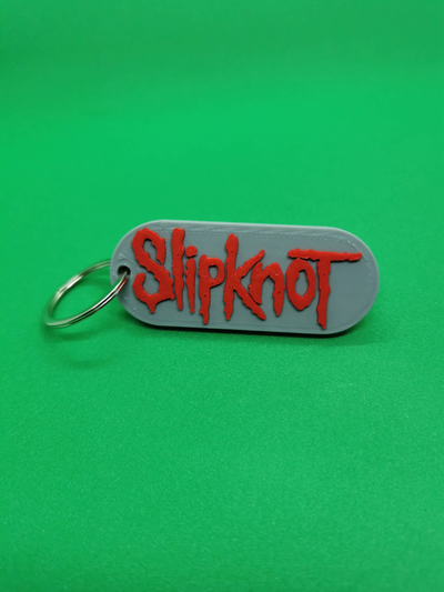 slipknot schlüsselbund by fm3dprints kunst zeichen logos felsen 3d print model - Mito3D