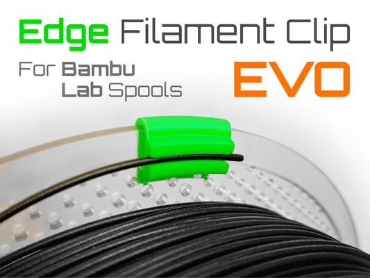 bambu carrete borde filamento acortar evo by officina23 3d impresora accesorios bambulab fuerte soporte 3d print model - Mito3D