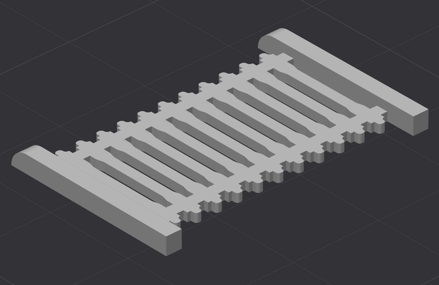 staccionata fs by 3dup varese passatempo fai modellismo ferrovia 3d print model - Mito3D