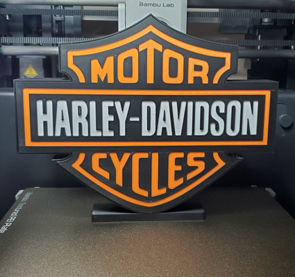 harley caja ligera by gracias casa decoración davidson ams necesario 3d print model - Mito3D