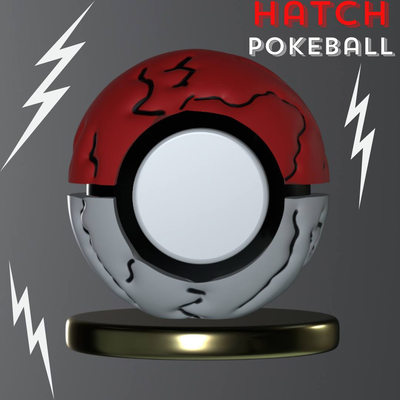 pokeball kapak by ivandn99 oyuncaklar oyunlar pokemon top sanat bebek 3d print model - Mito3D