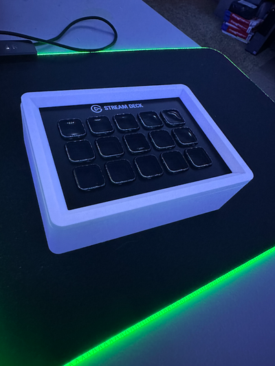 stream deck mk2 caixa 4040 equipamento remixado by minicorrida passatempo faça coberta corrida 3d print model - Mito3D