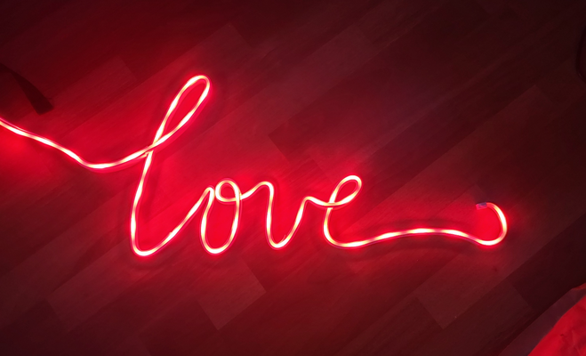 neon light sign love by cruizincris2006 art signs & logos led 3d print model - Mito3D