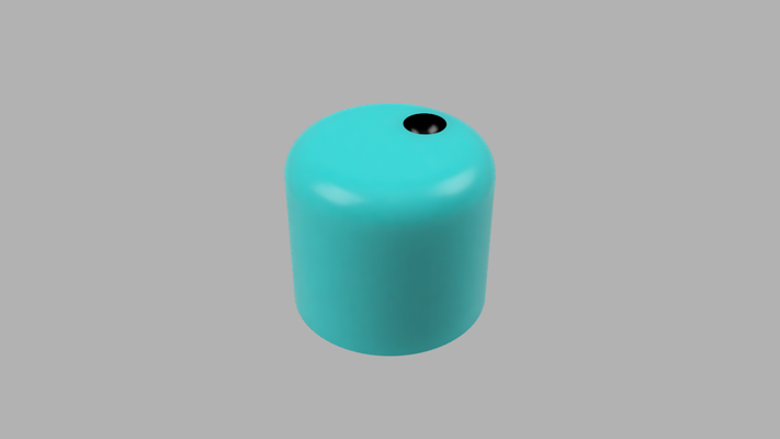 minimalist sp404-mk2 knob fits 6mm dshaft knobs by berobinson83 hobby & diy music roland sp404 mk2 mixer dj fatty-knob 3d print model - Mito3D