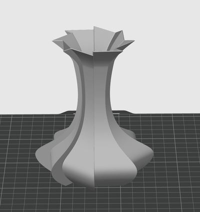 contorto vaso by pdkelley99 generativo 3d modello my fiore arredamento casa 3d print model - Mito3D