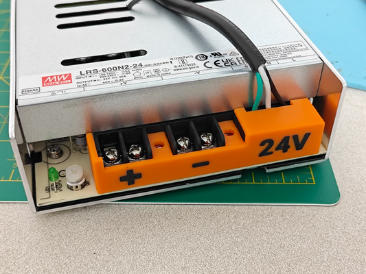 bariyer terminal örtmek kılıf psu by prizma eşitleme eğitim mühendislik güç arz koruyucu elektrik 3d print model - Mito3D