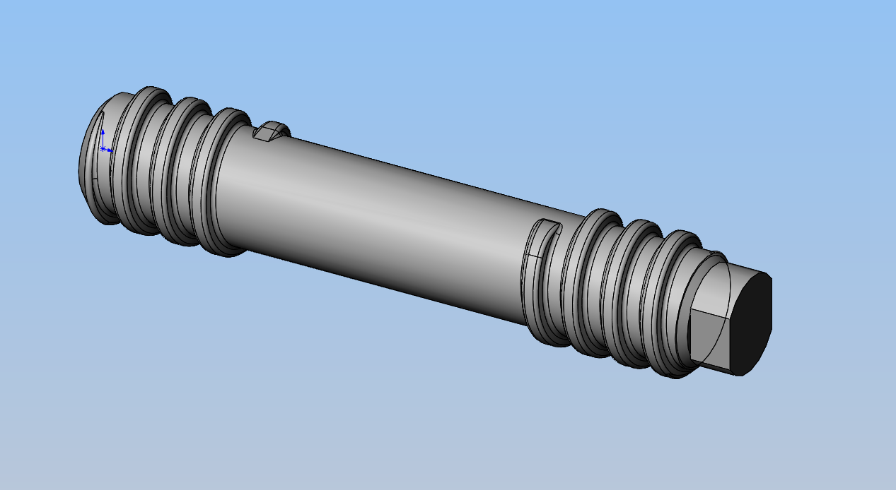 bolzen m16x80 lärm 2510 by 3mprint profi bildung ingenieurwesen nüsse m16 schrauben schraube unterlegscheibe 3D print model - Mito3D