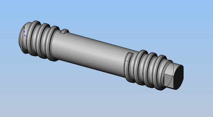 bolt m16x80 din 2510 by 3mprint pro education engineering nuts m16 bolts screw washer 3d print model - Mito3D