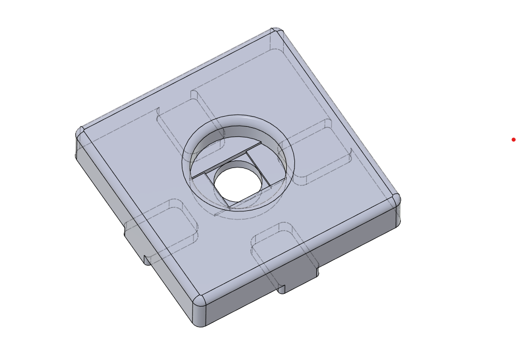 v0 2 1515 extrusion deckel schraube loch remix neu gemischt by mogu1lito 3d drucker zubehör v02 voron 02 3D print model - Mito3D