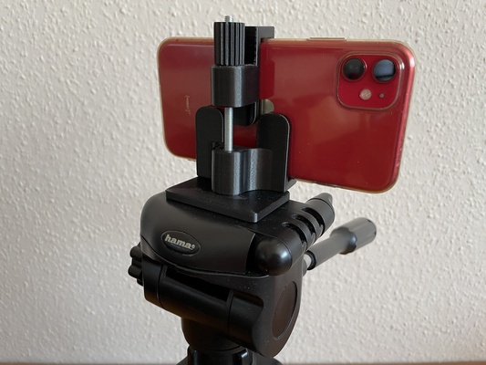 tripod phone mount hama star 63 adapter remixed by sziszi 3d printer accessories phonetripodmount tripodadapter tripodmount 3d print model - Mito3D