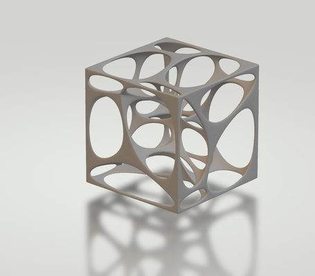 voronoi cube by lorenzo colazza art modèles conception 3d print model - Mito3D