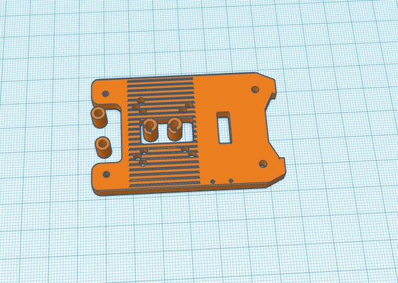 piastra posteriore f bruciatore draghi toolhead drago hotend an idem by gzogger 3d stampante accessori voron scanner 3d print model - Mito3D