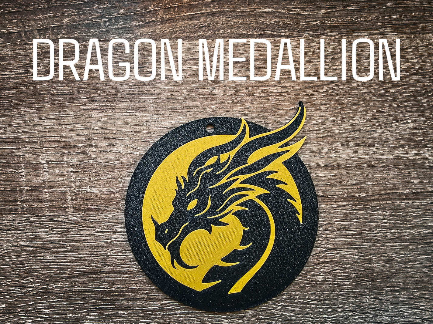 dragon medallion - year of by concluzion art 2d 2024 chinese contest 3D print model - Mito3D