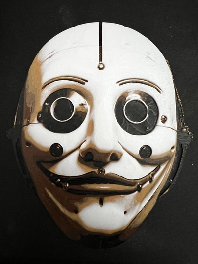 maschera fucina cappelli by donmatis arte segni loghi 3d print model - Mito3D