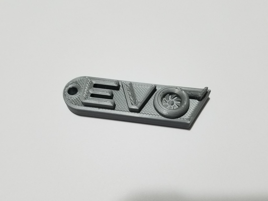 mitsubishi evo 9 llave cadena remezclado by irritable casa decoración 3d print model - Mito3D