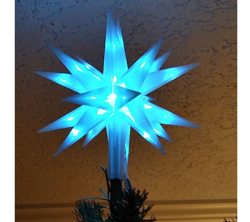 noel star by mcmaven ev halkı dekor süsleri süsü 3D print model - Mito3D
