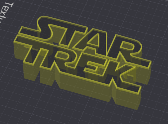 star yürüyüş savaşlar logo yeniden düzenleme karıştırılmış by bay scott sanat işaretler logolar bilimkurgu 3d print model - Mito3D