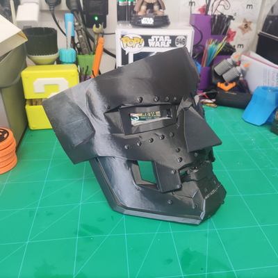 dr doom mask rivets remixed by pumpkin20303 props & cosplays masks helmets drdoom doctordoom doctor marvel arts cinematic universe mcu fantastic four infamous iron man ironman helmet drdoomhelmet drdoommask victorvondoom victor von doombot king boss 3d print model - Mito3D