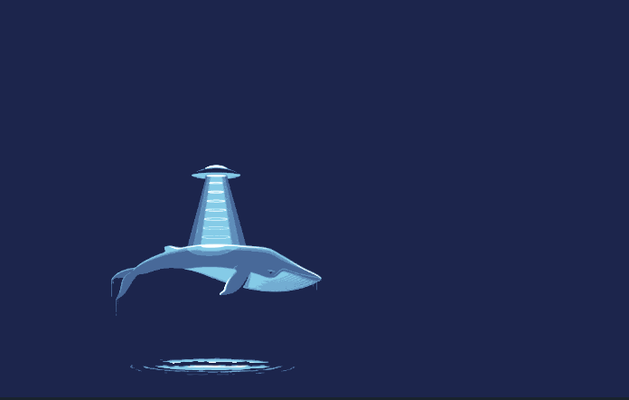 hueforge - hitchhikers guide to galaxy whale by zappelbrox art 2d hue forge douglas adams 42 3d print model - Mito3D