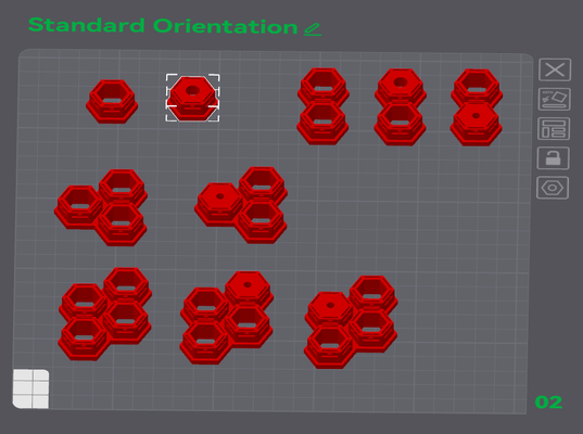 hsw acessório conjunto anexo conector partes remixado by p stov ferramentas organizadores favo mel armazenamento parede inserir magnético montagem degrau 3d print model - Mito3D