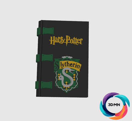 harry vasaio libro scatola serpeverde remixato by 3dmn oggetti scena cosplay potter ams freddo fantasia conservazione copertina guaina procedura guidata magia hogwarts 3d print model - Mito3D