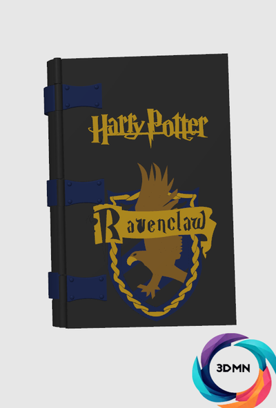 harry töpfer buch box ravenclaw neu gemischt by 3dmn requisiten cosplays potter magie ams lager mehrfarbig cool spaß praktisch hogwarts 3d print model - Mito3D