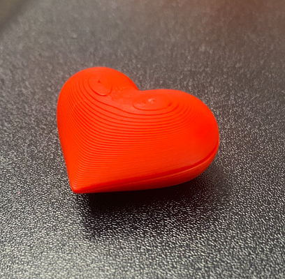 cuore 2 pezzi by plasonite arte modelli san valentino giorno gettone zelda semplice 3d 3d print model - Mito3D