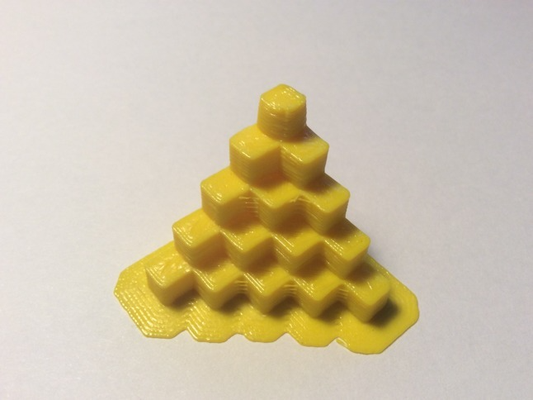 kalibrierung schritte pyramide by uzivatel004 3d drucker prüfung modelle drucken 3d print model - Mito3D