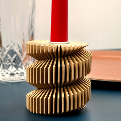 fantástico afilar vela soporte espiral by hacedores triturar casa decoración decoraciones hogar monitor estético 3d print model - Mito3D