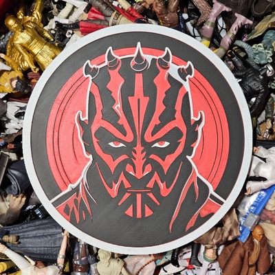 star wars inspired menace apprentice hueforge darth maul by chris pirillo art 2d starwars sith ai sithlord darthmaul midjourney aiart phantommenace 3d print model - Mito3D