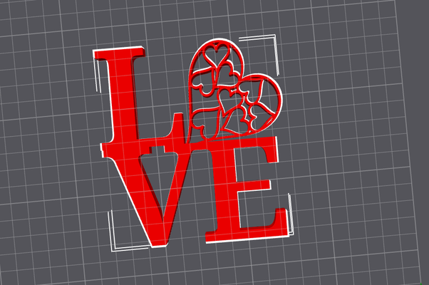 liebe ornament herz by fatalchaos25 haushalt dekor valentinstag zuhause haus zubehör zubehörteil 3d print model - Mito3D