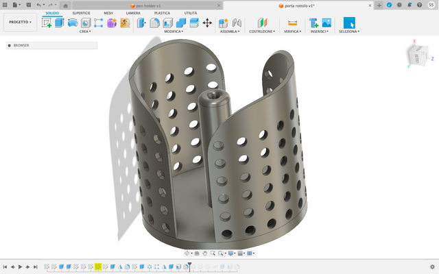 kağıt havlu kulp destek by matrisx ev halkı modeller mutfak havluluk rulo tutucu altıgen 3d print model - Mito3D