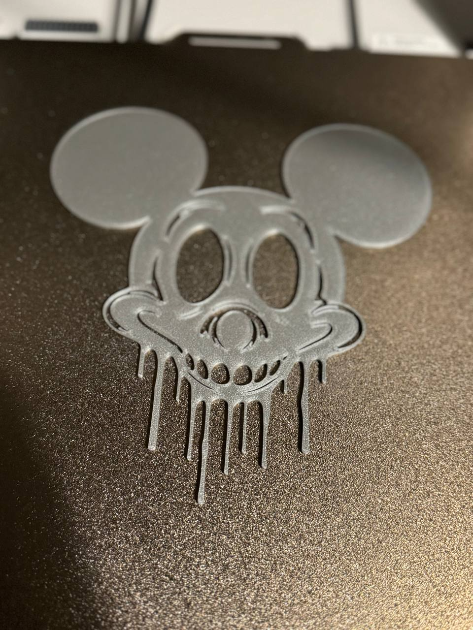 mickey horror by brian-3d art 2d disney wall halloween 3D print model - Mito3D