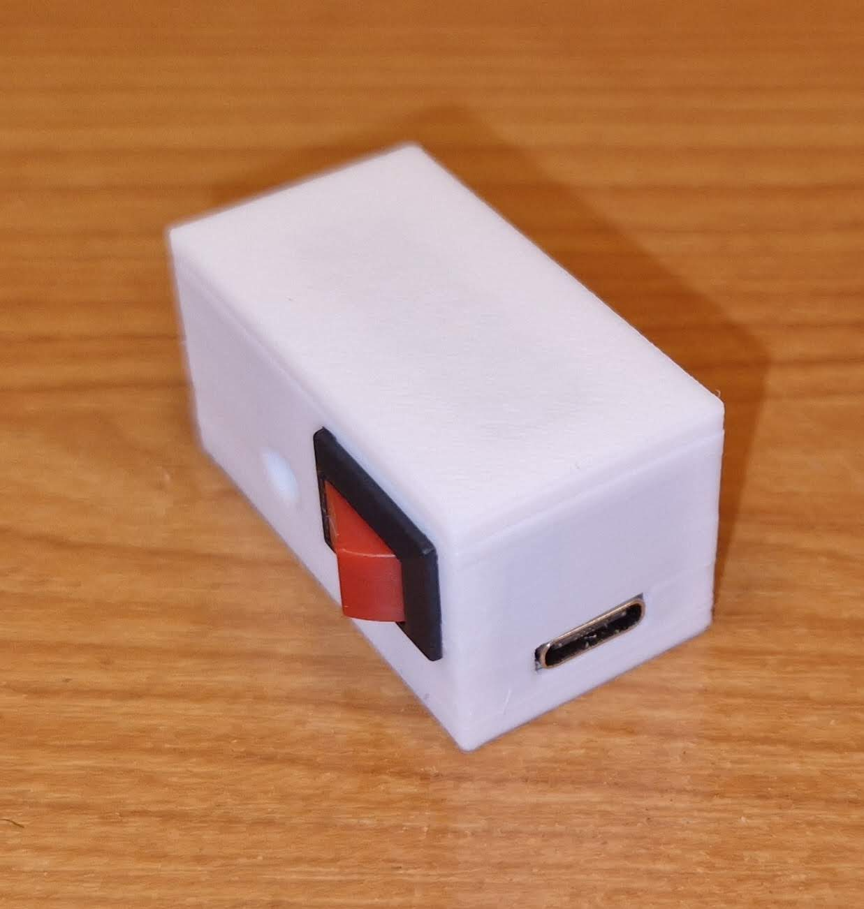 usb c step up módulo alojamiento caja caso funda by jendapce pasatiempo bricolaje diy electrónica dc paso convertidor usb 3D print model - Mito3D