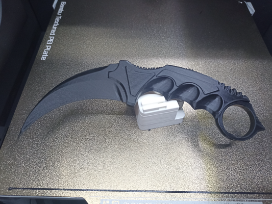 karambit cs2 faca contador greve by astuto brinquedos jogos ar livre ataque cs 2 go 3d print model - Mito3D