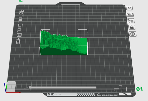 valle bañarlo rucas by bandera educación geografía 3d print model - Mito3D