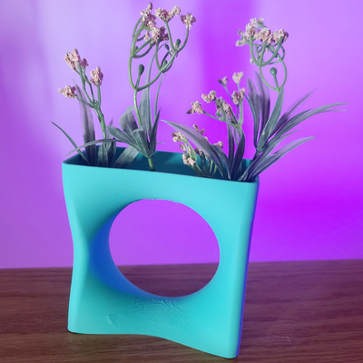 meydan çivi delik modern vazo by yapımcılar ezmek ev halkı dekor vazolar dekoru dekorasyonu çiçek tasarımı çiçekler vazosu dekorasyon dekorasyonlar zarif sanatsal estetik bahçe görüntüle 3d print model - Mito3D