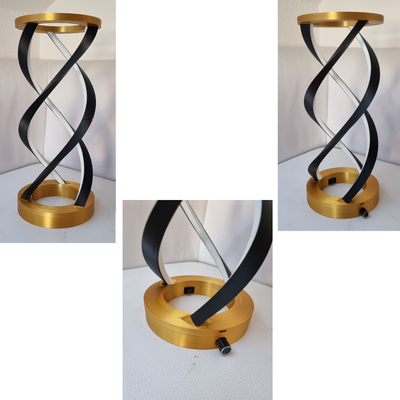 incandescente spirale lampada caratteristica aggiornamento by basti85 arte modelli guidato ws2812b wow bagliore batteria 18650 interruttore rotante potenziometro dimm dimmerabile girare on 3d print model - Mito3D