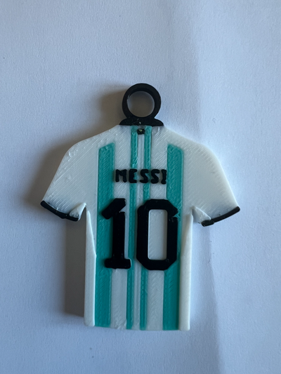 lionel messi argentine monde tasse jersey porte clés by grincheux art panneaux logos football 3d print model - Mito3D