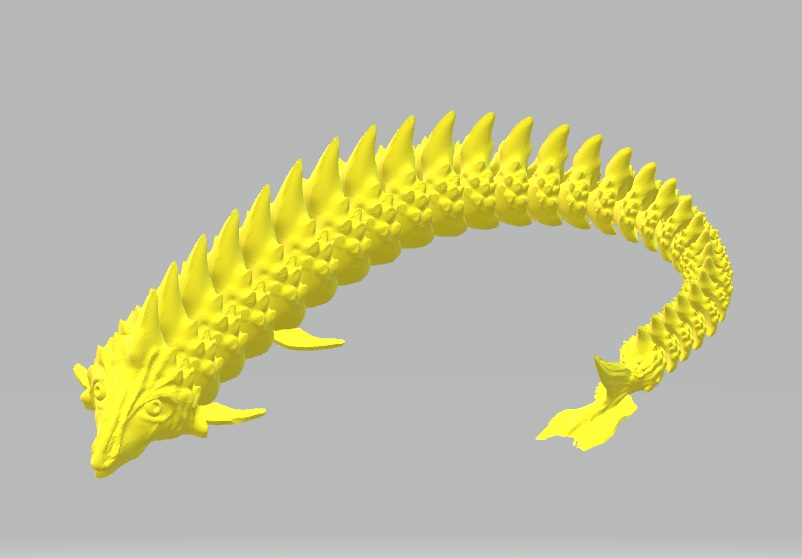 flexible serpiente by fletch22 juguetes juegos flexionar juguete 3D print model - Mito3D