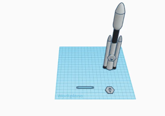 roket ayakta durmak by dckissell eğitim fizik astronomi roketçilik uzay uzay uçuşu sim 3d print model - Mito3D