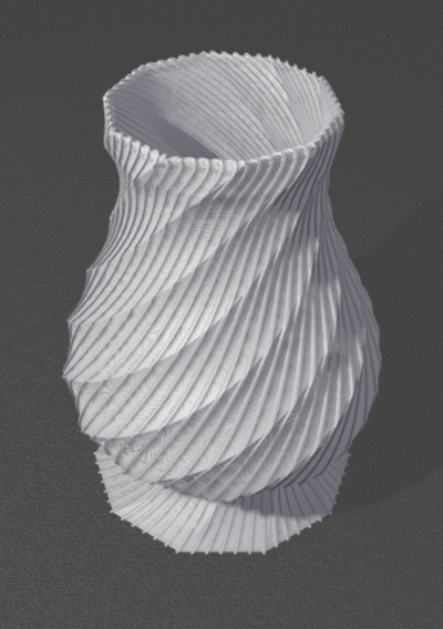 spirale vaso by aceh 3d generativo modello my 3d print model - Mito3D