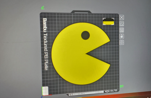 pacman by joshuah koerber haushalt dekor retro led licht lampe leuchtkasten 3d print model - Mito3D