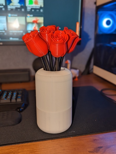 moderno vaso by markus710 casa decoração plantar flor vasos flores flowervases 3d print model - Mito3D