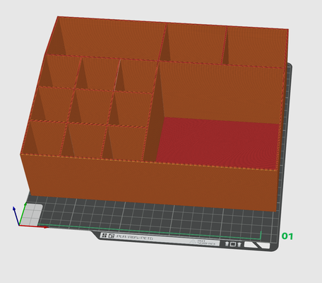 rossetto conservazione scatola by figliastro utensili organizzatori 3d print model - Mito3D