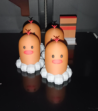 diglett pokemon yeniden karıştırılmış by lito3d oyuncaklar oyunlar 3d print model - Mito3D